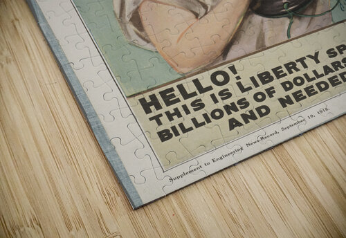Hello, this is Liberty speaking VINTAGE POSTER puzzle
