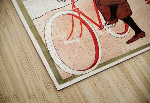 Cycles Plasson old French bicycle advertisement poster VINTAGE POSTER puzzle