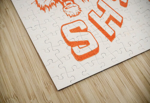 1955 Sam Houston State Teachers College Art Row One Brand puzzle