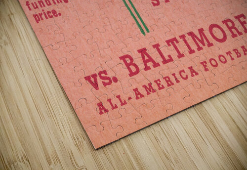 1949 Baltimore Colts vs. San Francisco 49ers Row One Brand puzzle