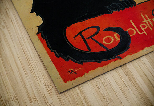 Theophile Steinlen - Tournee du Chat Noir VINTAGE POSTER puzzle