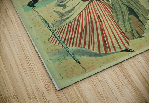 Aux Buttes Chaumont poster VINTAGE POSTER puzzle