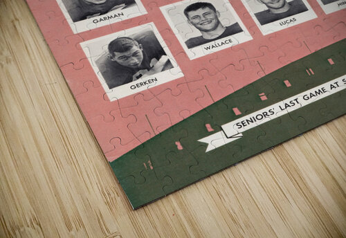 1966 Cornell  vs. Dartmouth Football Program Cover Art Row One Brand puzzle