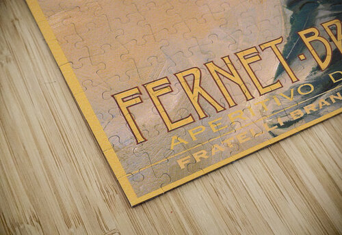 Fernet Branca Aperitivo Digestivo Poster VINTAGE POSTER puzzle