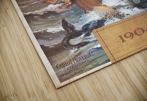 Fernet Branca Aperitivo Digestivo Vintage Poster VINTAGE POSTER puzzle