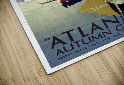 Royal Mail Atlantis Autumn Cruises vintage travel poster VINTAGE POSTER puzzle