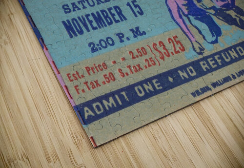 1947 Ole Miss Rebels vs. Chattanooga Row One Brand puzzle