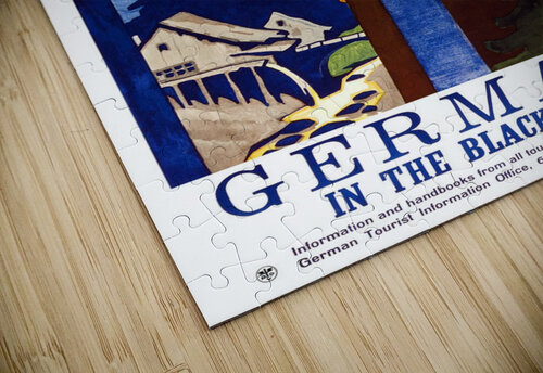 Germany Vintage Travel Poster VINTAGE POSTER puzzle
