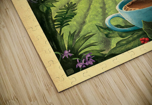 Costa Rica Coffee poster VINTAGE POSTER puzzle