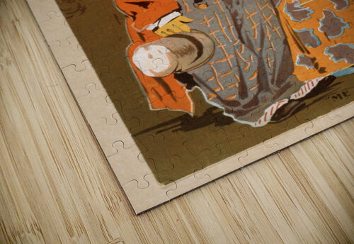 Me and my baby carnival vintage poster VINTAGE POSTER puzzle