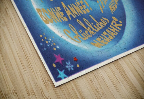 Vintage USSR greeting card VINTAGE POSTER puzzle