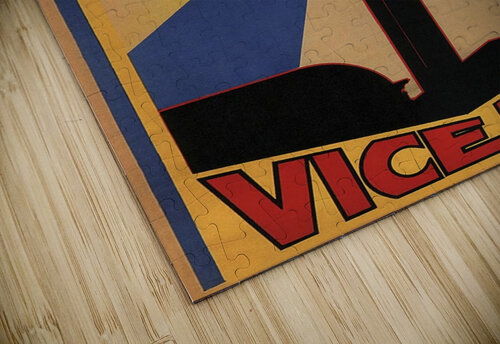 Fiera Vicenza 1927 travel poster VINTAGE POSTER puzzle