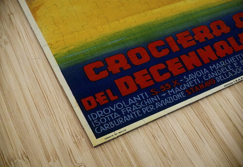 Air Cruisers Crociera Aerea 1933 poster VINTAGE POSTER puzzle