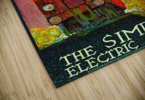 The Simplon Electric Railway, Switzerland Travel Poster VINTAGE POSTER puzzle
