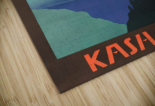 Indian State Railways Kashmir Travel Poster VINTAGE POSTER puzzle