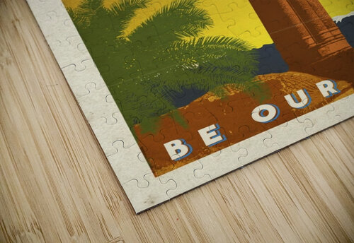 Antalya be our guest VINTAGE POSTER puzzle