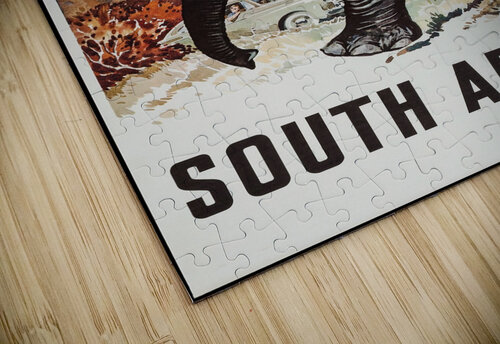 South Africa Travel Poster VINTAGE POSTER puzzle