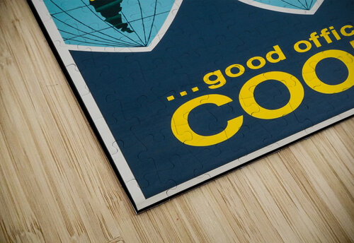 Cooks Travel Poster, 1954 VINTAGE POSTER puzzle