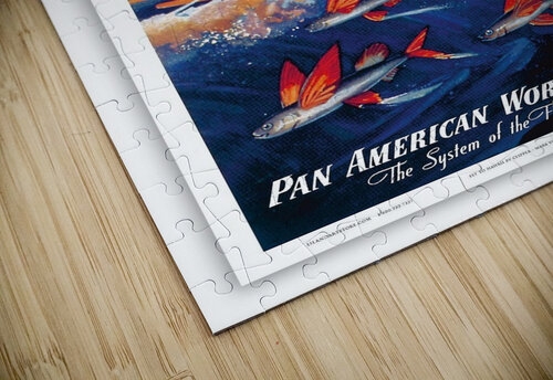 Fly To Hawaii Pan American World Airways travel poster VINTAGE POSTER puzzle
