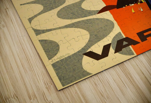 Rio Varig Original Vintage Travel Advertising Poster VINTAGE POSTER puzzle