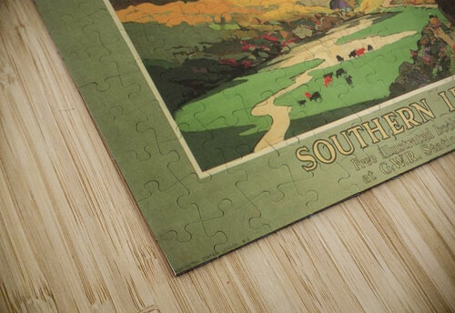 Southern Ireland Great Western Railway 1931 Vintage Travel Poster VINTAGE POSTER puzzle