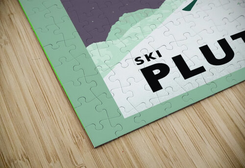 Ski Pluto poster VINTAGE POSTER puzzle
