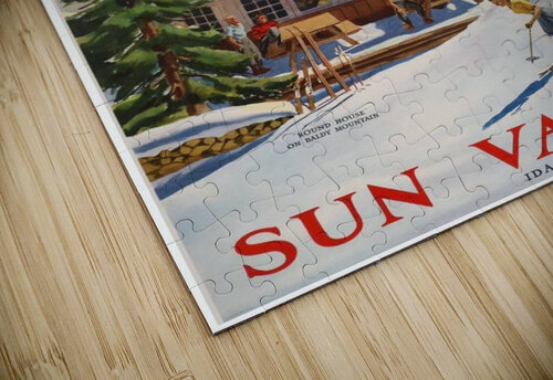 Sun Valley Idaho Original Ski Poster 1940 VINTAGE POSTER puzzle