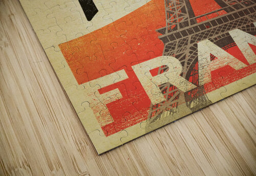 Paris France Vintage Poster VINTAGE POSTER puzzle