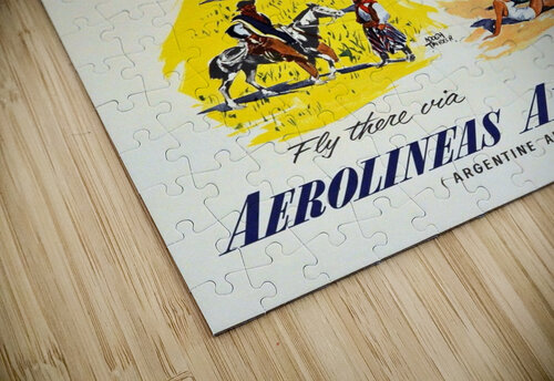 Adolph Treidler Original Vintage Travel Poster for Buenos Aires VINTAGE POSTER puzzle