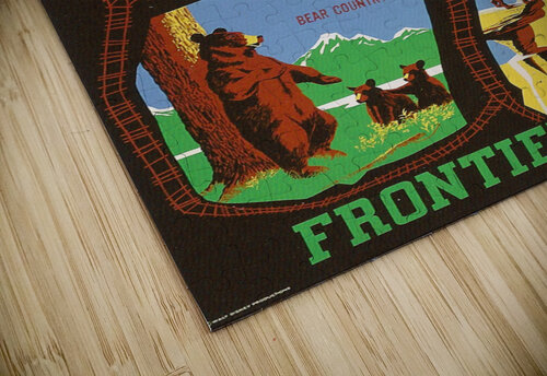 Frontierland Natures Wonderland attraction poster VINTAGE POSTER puzzle