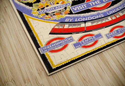 Vintage Poster of British Empire Transport VINTAGE POSTER puzzle