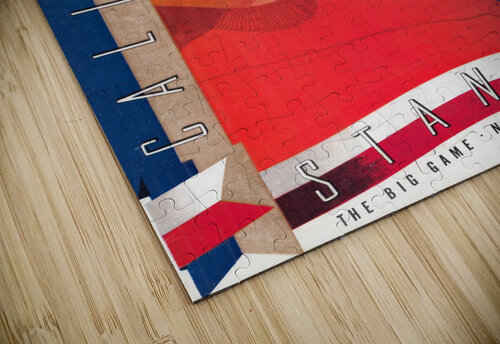 1938 Cal vs. Stanford Big Game Program Cover Art Row One Brand puzzle