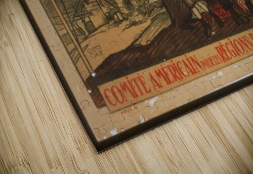 Vintage---Devastated-by-War VINTAGE POSTER puzzle