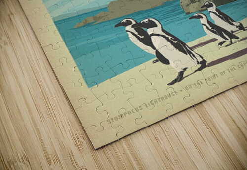 World Travel Poster Cape Town VINTAGE POSTER puzzle