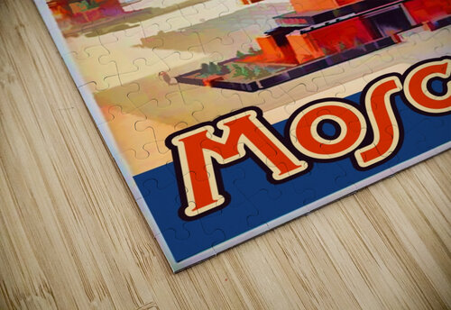 Imperial Airways travel poster for Moscow VINTAGE POSTER puzzle