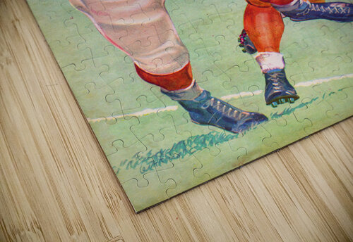 1955 Vintage Football Game Art Row One Brand puzzle