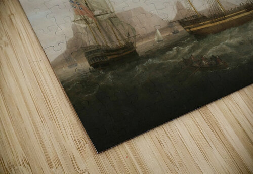 A British East Indiamen in Two Positions Dominic Serres puzzle