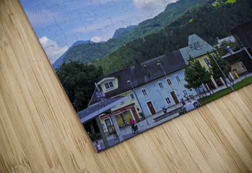 The Alpen Congress Hall in Berchtesgaden Germany in the Bavarian Alps with the Eagle Nest on Kehlstein Mountain 360 Studios puzzle
