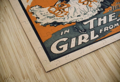 The Girl From Paris Vintage Theater Poster VINTAGE POSTER puzzle