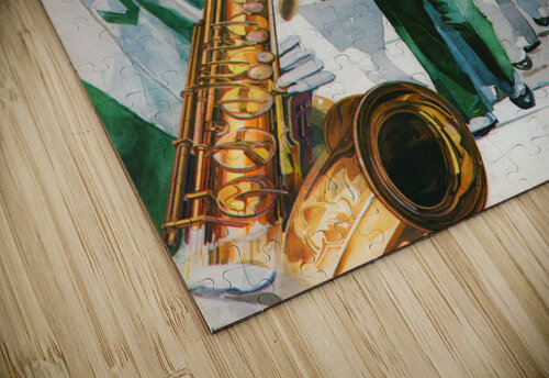 1986 Michigan State Spartan Marching Band Art Row One Brand puzzle