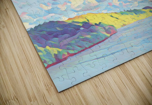 Yellow Island at sunset Sibcod puzzle