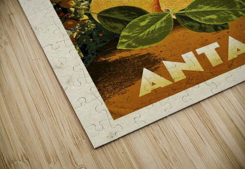 Turkey Antalya vintage travel poster VINTAGE POSTER puzzle