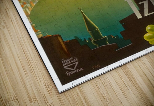 Turkey Izmir vintage travel poster VINTAGE POSTER puzzle