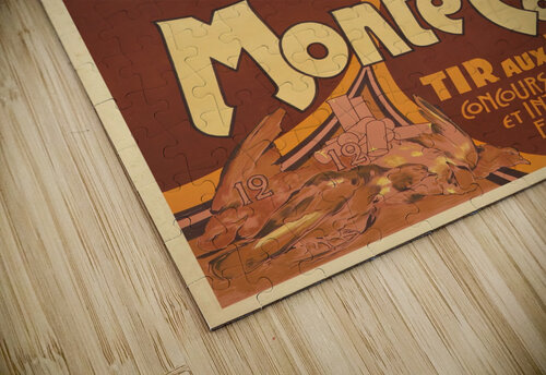 Monte Carlo Tir Aux Pigeons VINTAGE POSTER puzzle