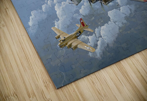 The Man O War II: B 17 Print Steven Heyen puzzle