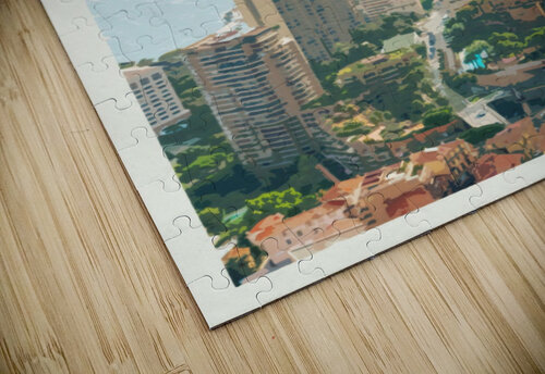 Bienvenue a Monaco poster VINTAGE POSTER puzzle