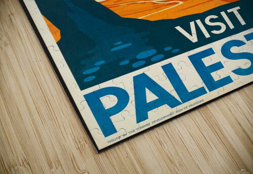 Visit Palestine travel poster VINTAGE POSTER puzzle