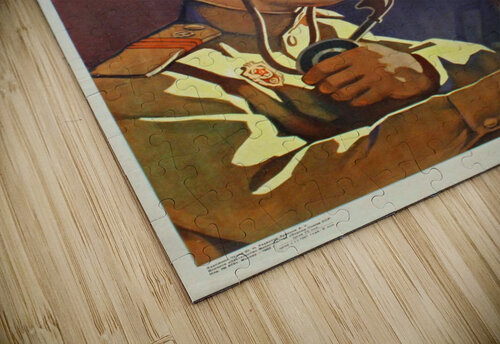 Original Vintage 1960 Soviet Propaganda Poster VINTAGE POSTER puzzle