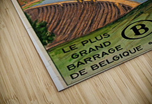 Eupen Belgium original vintage travel poster from 1928 VINTAGE POSTER puzzle