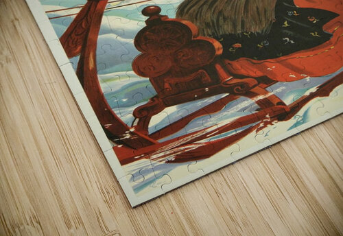 St Moritz Travel Poster VINTAGE POSTER puzzle
